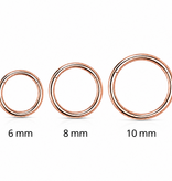 Nasenring Roségold – Clicker - 6, 8 & 10 mm