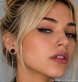 8er Set Nasenringe biegbar – 0,8 x 8 mm