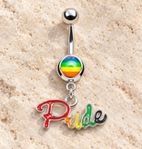 Pride Bauchnabelpiercing Regenbogen