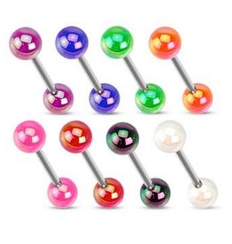 1,6 x 10 | 12 | 14 mm Bunte Nippelpiercing