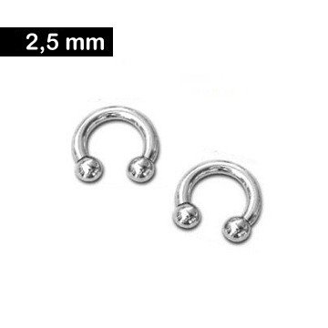2,5 mm Hufeisenring