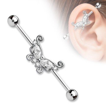 Piercing Industrial Schmetterling