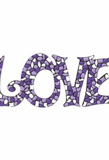 LOVE Wit-Paars-Violet Mozaiek pakket PREMIUM