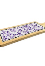 Borrelplank Z Wit-Paars-Violet ZG Mozaïek pakket