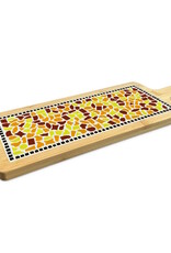 Borrelplank Z Bruin-Oranje-Geel ZG Mozaïek pakket