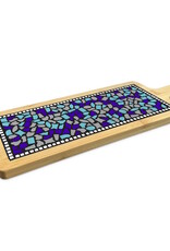 Borrelplank W Lichtblauw-Donkerblauw-Grijs AC Mozaïek pakket