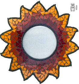 Mozaiek pakket Zon Spiegel Oranje-Rood
