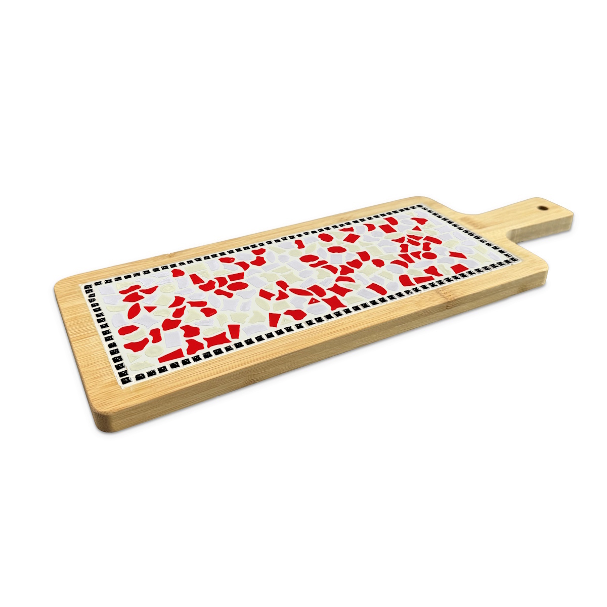 Borrelplank Z Rood-Wit-Creme ZG Mozaïek pakket