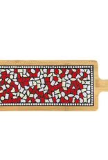 Borrelplank W Rood-Wit-Creme AC Mozaïek pakket