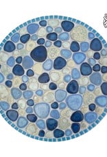 Mozaiek schaal Bubbles Blue Ocean