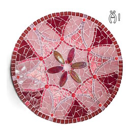 Mozaiek schaal Opportunity Roze-Rood