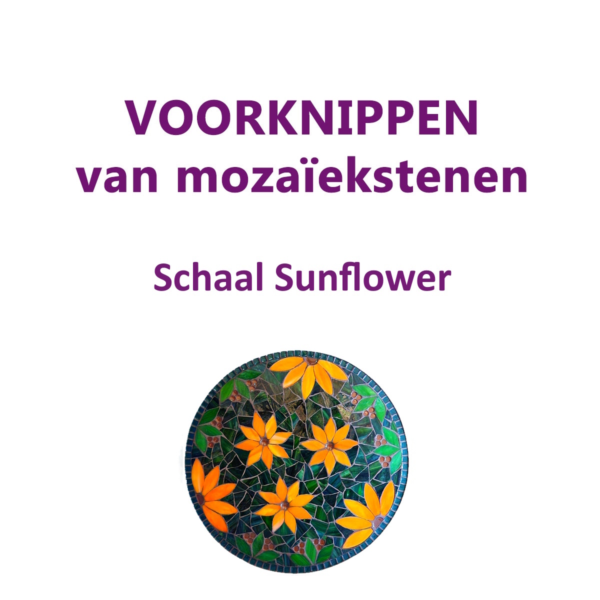 VOORKNIPPEN schaal Sunflower