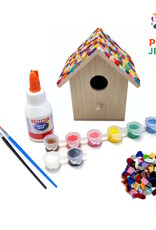 Knutselpakket Vogelhuisje Gemengde kleuren
