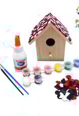Knutselpakket Vogelhuisje Rood-Wit-Zwart
