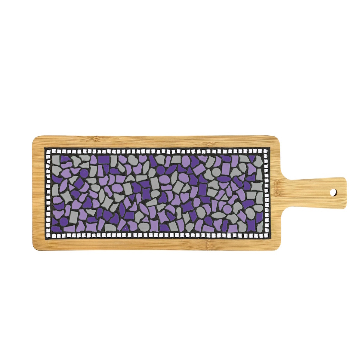 Borrelplank W Grijs-Paars-Violet AC Mozaïek pakket