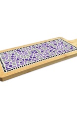 Borrelplank Z Grijs-Paars-Violet ZG Mozaïek pakket