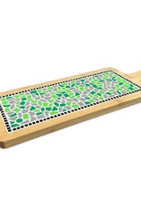 Borrelplank Z Grijs-Donkergroen-Lichtgroen ZG Mozaïek pakket