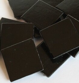 Mozaiek steentjes Zwart 2 x 2 cm