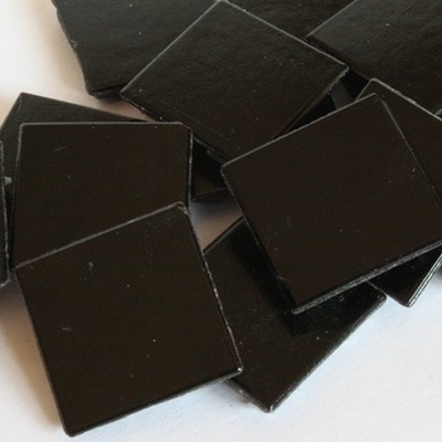 Mozaieksteentjes Zwart 2 x 2 cm