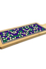 Borrelplank W Creme-Donkergroen-Donkerblauw AC Mozaïek pakket