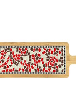 Borrelplank Z Rood-Bruin-Creme ZG Mozaïek pakket