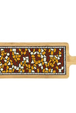 Borrelplank W Bruin-Oranje-Creme AC Mozaïek pakket