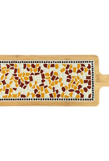 Borrelplank Z Bruin-Oranje-Creme ZG Mozaïek pakket