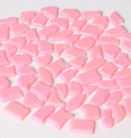 Kunststof mozaiek steentjes ca. 500 gram ROZE