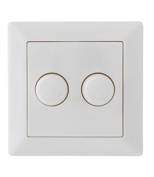 ED-10005 Duo dimmer button suitable for GIRA/JUNG/Merten incl. central plate and frame