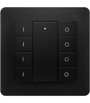 ED-10015 Interrupteur sans fil Zigbee 4 groupes noir