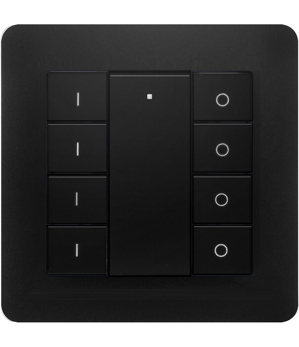 ED-10015 Draadloze schakelaar Zigbee 4 groepen zwart