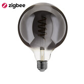 ED-10034 Lampe à filament LED Zigbee dimmable E27, globe G125, Smokey 2000K-4000K