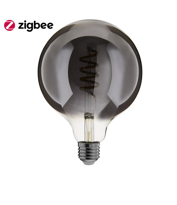 ED-10034 Zigbee LED Glühbirne dimmbar E27, Kugel G125, Smokey 2000K-4000K