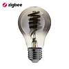 ED-10032 Lampe à filament LED Zigbee dimmable E27, ampoule A60, Smokey 2000K-4000K