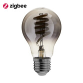 ED-10032 Zigbee led filament lamp dimbaar E27, bulb A60, Smokey 2000K-4000K