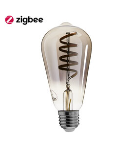 ED-10033 Zigbee led Glühbirne dimmbar E27, edison ST64, Smokey 2000K-4000K