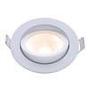 ED-10022 Spot encastré à diodes électroluminescentes, petit encastré, IP54, gradué à chaud, rond, blanc, 75mm