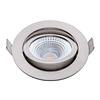 ED-10024 Led inbouwspot kleine inbouwdiepte IP54 dim to warm, rond, geb. nikkel, 75mm