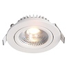 ED-10028 Led-Einbaustrahler kleine Einbautiefe IP54 warmweiß, rund, weiß, 75mm