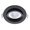 ED-10029 Led-Einbaustrahler kleine Einbautiefe IP54 warmweiß, rund, schwarz, 75mm