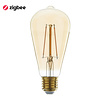ED-10041 Zigbee lampe à filament led dimmable E27, edison ST64, flamme 2200K