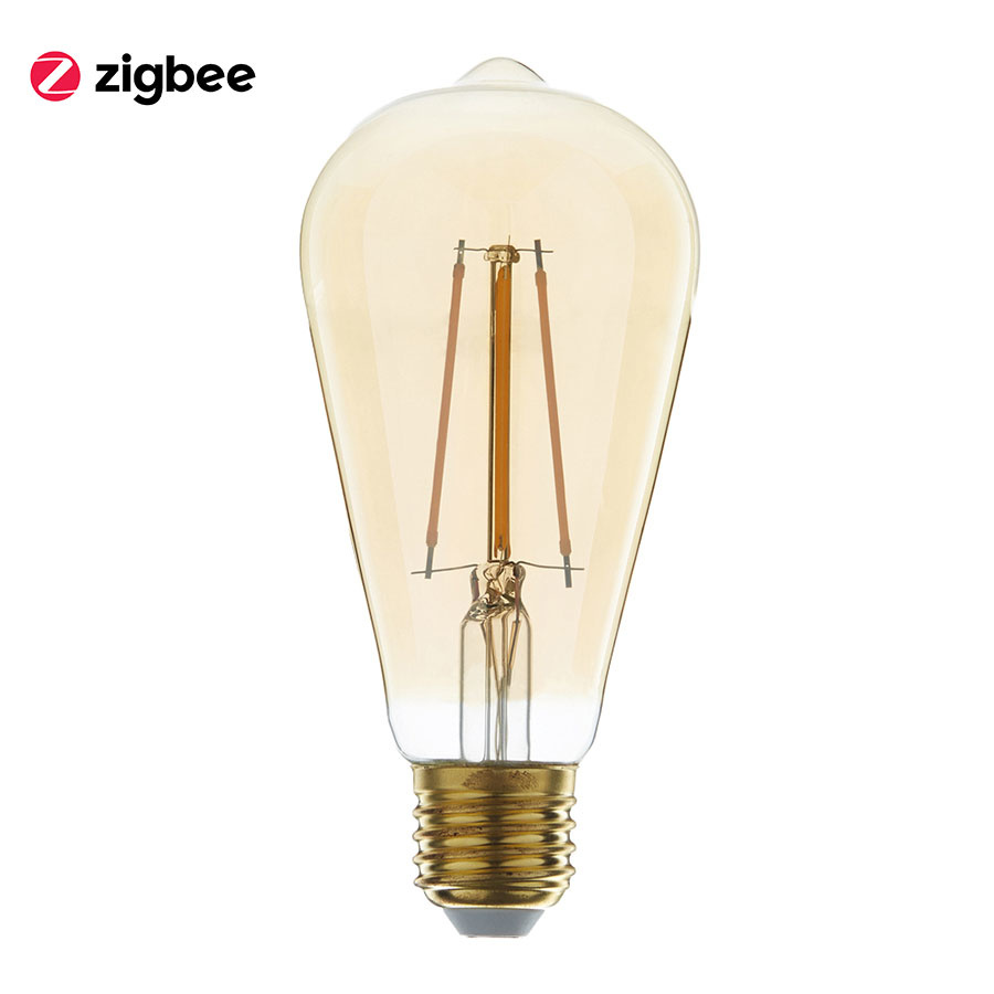 ED10041 Zigbee led filament lamp dimmable E27, edison ST64, flame