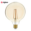 ED-10042 Zigbee led filament lamp dimmable E27, globe G125, flame 2200K