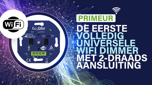 NIEUW: Volledig universele WiFi dimmer