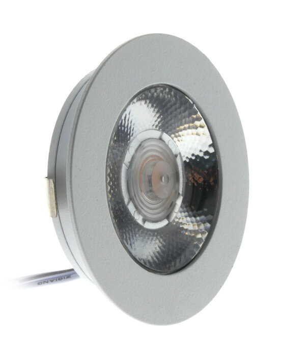 ED-10044 Led furniture spotlight small recessed depth IP54 warm white, round, white, 55mm