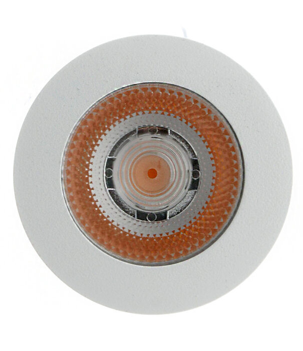 ED-10044 Spot à led pour meubles, petit encastré IP54 blanc chaud, rond, blanc, 55mm