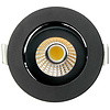 ED-10060 Spot à Led encastré petite profondeur IP54 dim to warm, rond, noir, 55mm