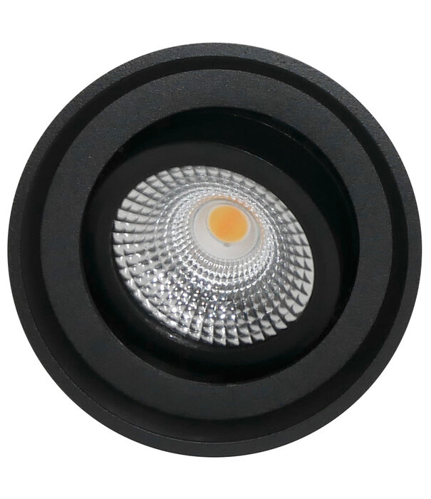 ED-10065 Anbauleuchte rund schwarz