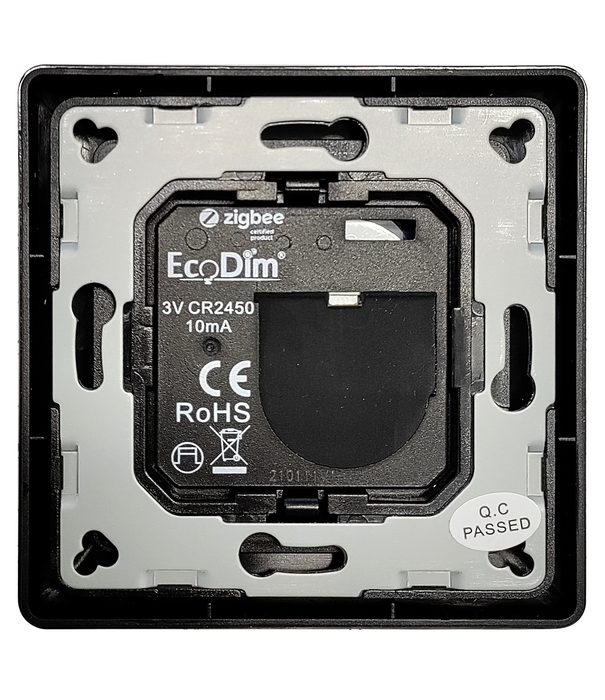 ED-10013 Funkschalter Zigbee 2 Gruppen schwarz