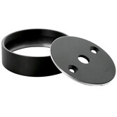 ED-10049 Opbouwarmatuur meubelspot rond zwart